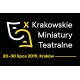 W sobotę X Krakowskie Miniatury Teatralne